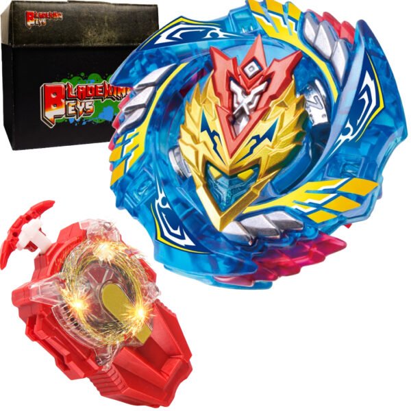 BLADEKING BEYS sparking Launcher Kit- B127 Cho-Z Valkyrie Zen Evolution  + Sparking Launcher + Toy Storage Box