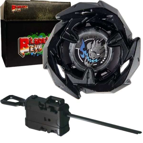 BLADEKING BEYS Launcher Kit- bx-black 00-01  Dran Sword 3-60F  + Winder Launcher + Toy Storage Box