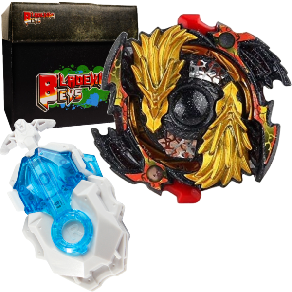 BLADEKING BEYS DB Launcher Kit- B00-66 black Lost' Longinus Nine Spiral (black) + DB Launcher LR + Toy Storage Box