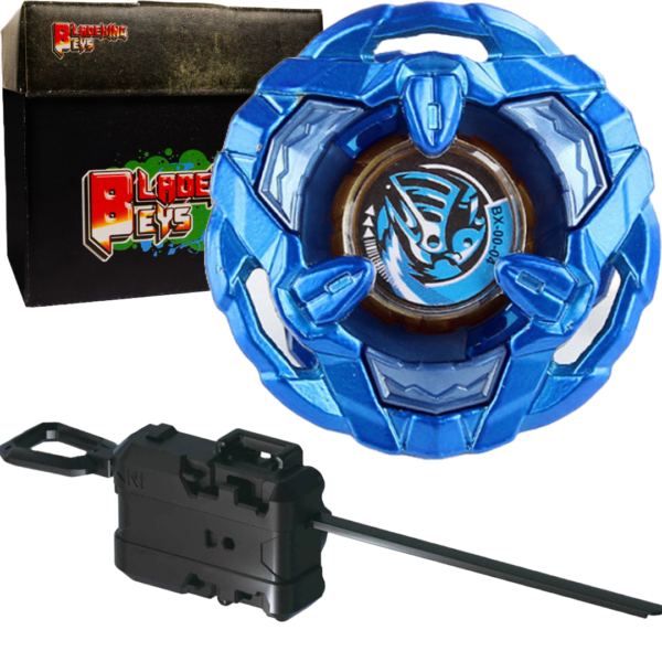 BLADEKING BEYS Launcher Kit- bx- blue 00-04 Knight' Shield 4-80N + Winder Launcher + Toy Storage Box