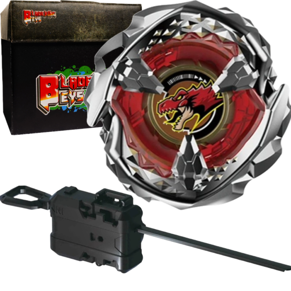 BLADEKING BEYS Launcher Kit- BX-31 TyrannoBeat 4-70Q + Winder Launcher + Toy Storage Box