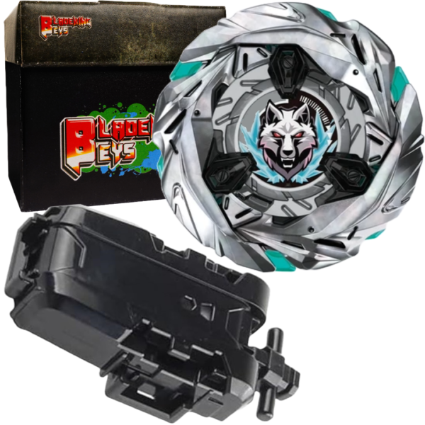 BLADEKING BEYS String Launcher Set- UX-08 SilverWolf 3-80FB + String Launcher + Toy Storage Box