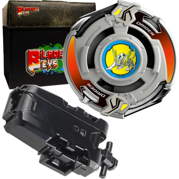 BLADEKING BEYS String Launcher Set- bx-P-GN 00-grey DrigerSla'sh 4-80P + String Launcher + Toy Storage Box