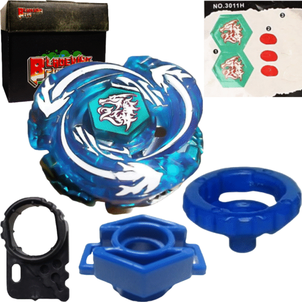 BLADEKING BEYS BB98 Ultimate Meteo' L Drago Assault 85XF (Blue) + Toy Storage Box
