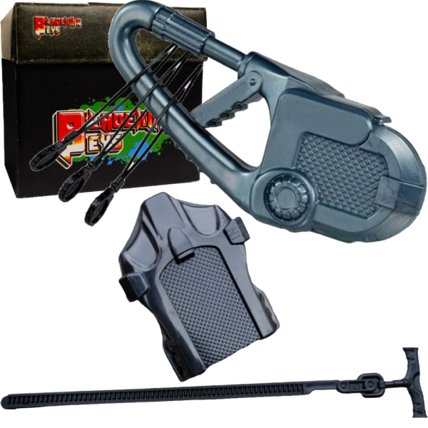 BLADEKING BEYS Carabiner-Grip for Metal Blade launchers + Pull Rule Type Launcher + Toy Storage Box