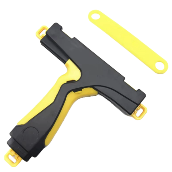 BLADEKING BEYS Dual String Launcher Grip to Launch 2 Blades togather (Launcher not Included) (Yellow)