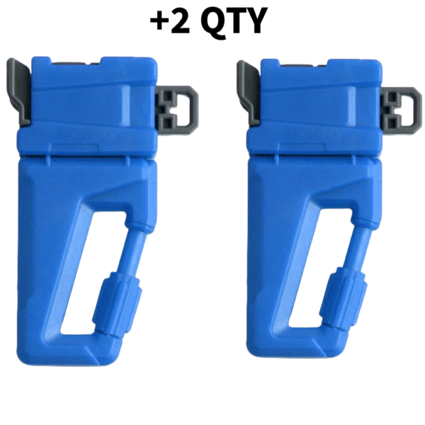 BLADEKING BEYS Carabiner-Grip for Burst' launchers + Toy Storage Box (2QTY)