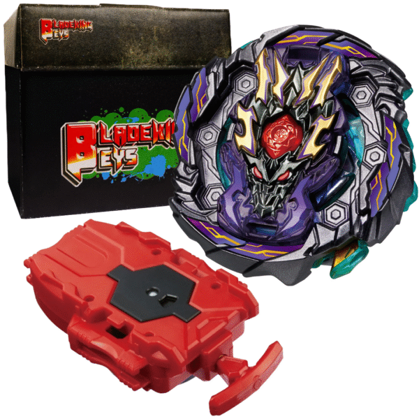 BLADEKING BEYS String Launcher Set- B149B Dread Bahamut' Orbit Metal Gen  + 1 Way String Launcher + Toy Storage Box (metal is random)