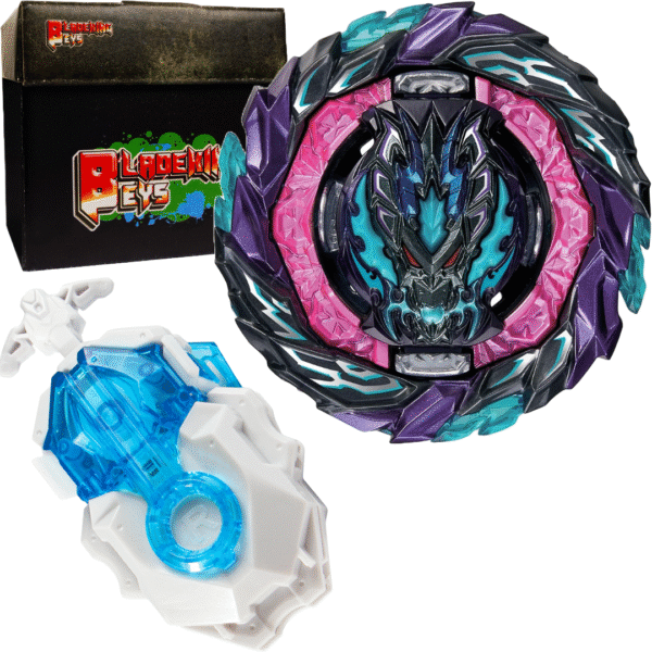 BLADEKING BEYS B186 Roarr Bahamut Gig'a Momen't-10 +DB Launcher L/R+ Interlocking carton toy storage box