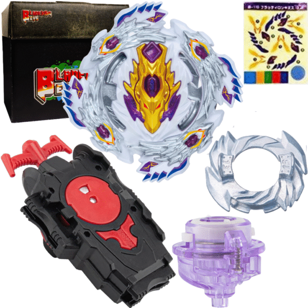 BLADEKING BEYS String Launcher Set- B110 Bloody Longinus 13 Jolt + 1 Way String Launcher + Toy Storage Box