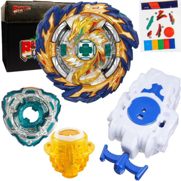 BLADEKING BEYS String Launcher Set- B167 Mirage Faf. Nothing 2S + 1 Way String Launcher + Toy Storage Box