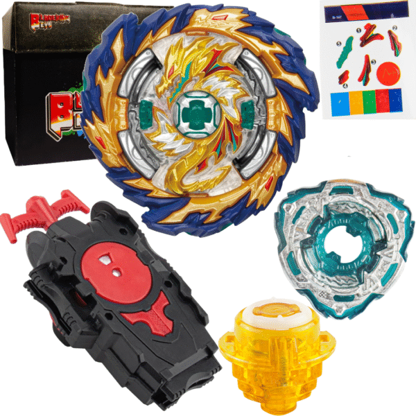 BLADEKING BEYS String Launcher Set- B167 Mirage Faf. Nothing 2S + 1 Way String Launcher + Toy Storage Box