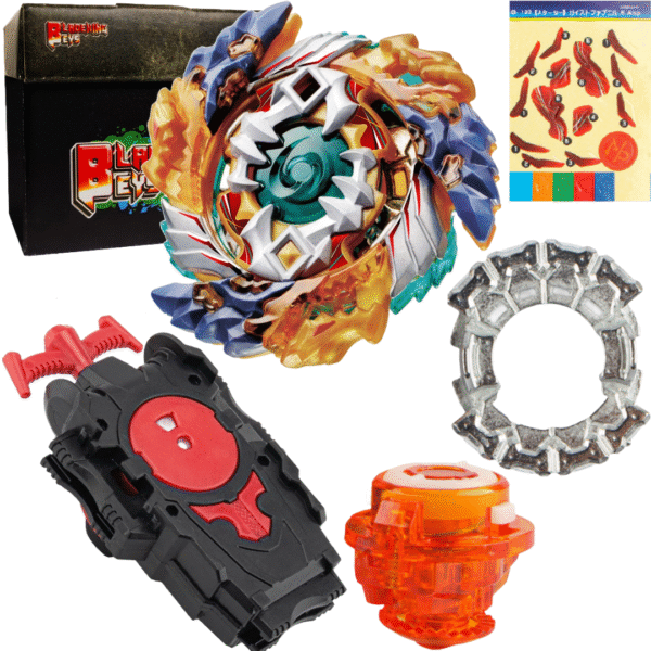 BLADEKING BEYS String Launcher Set- B122 Geist Faf.8' Absorb + 1 Way String Launcher + Toy Storage Box