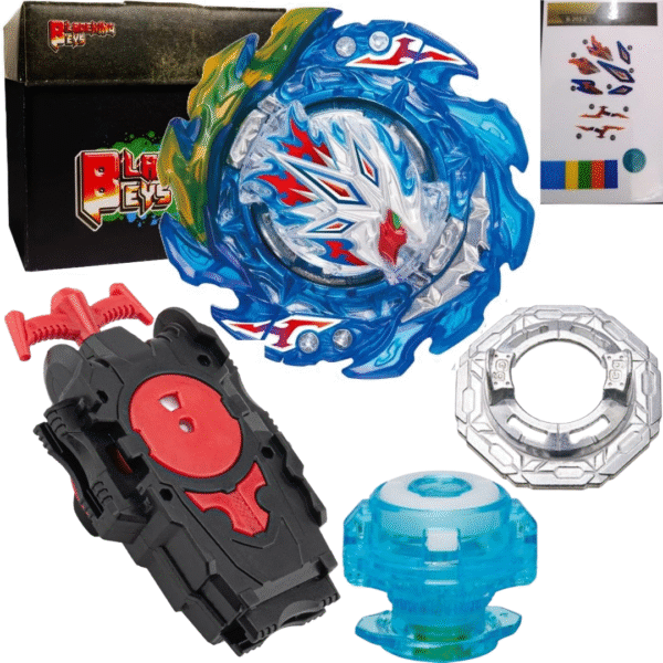 BLADEKING BEYS String Launcher Set- B203B King Helios MR Gig' Z-10 + 1 Way String Launcher + Toy Storage Box