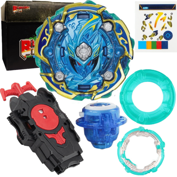 BLADEKING BEYS String Launcher Set- B156 Naked Sprig' Paradox Orbit Metal Ten + String Launcher + Toy Storage Box