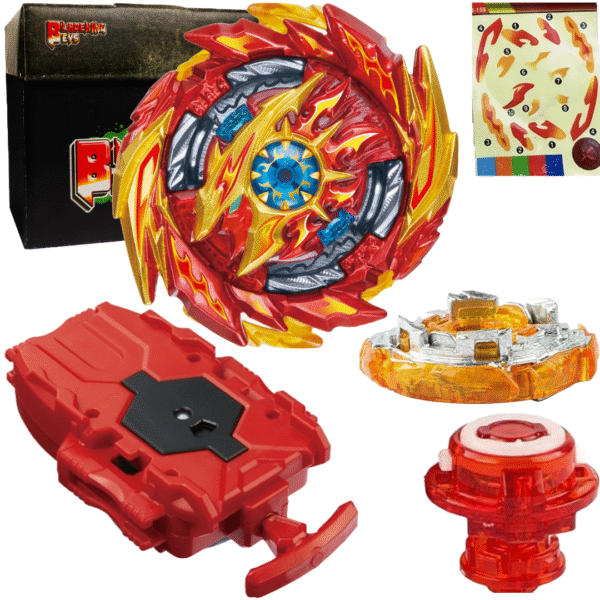 BLADEKING BEYS String Launcher Set- B159 Super Hyperion Xceed 1A + 1 Way String Launcher + Toy Storage Box