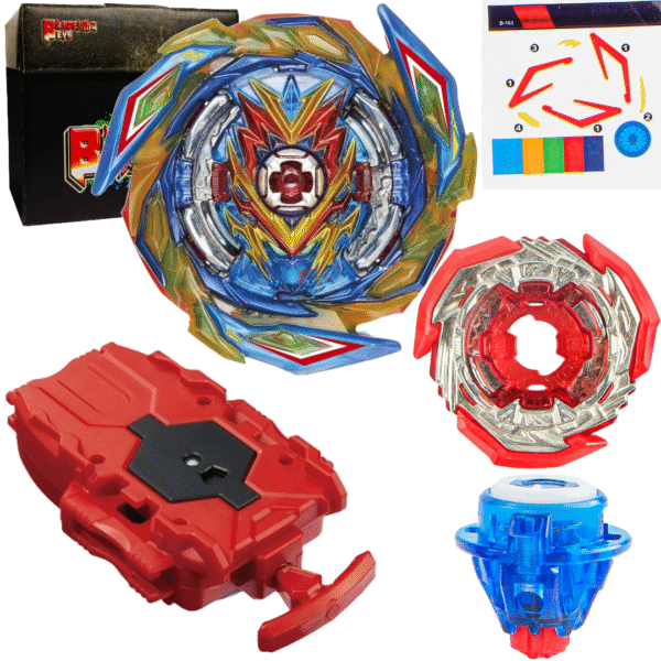 BLADEKING BEYS String Launcher Set- B163 Brave Valkyrie Evolution' 2A + String Launcher + Toy Box