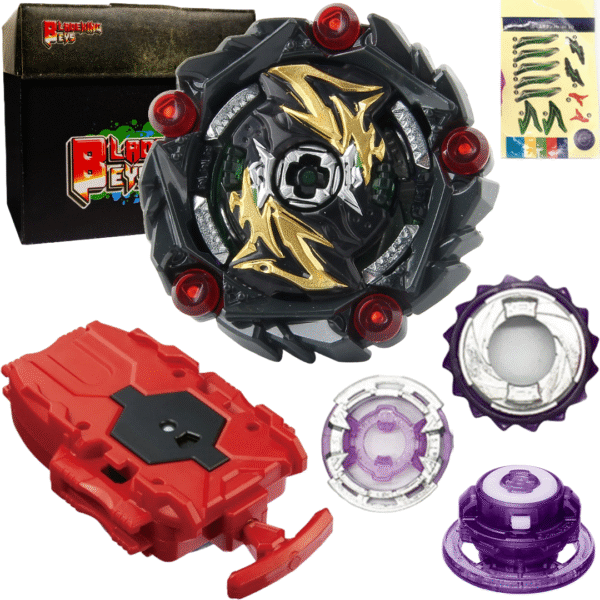 BLADEKING BEYS String Launcher Set- B164 Curse Satan Hurricane Universe 1D + 1 Way String Launcher + Toy Storage Box