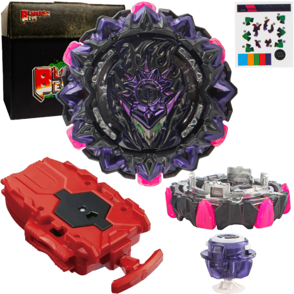 BLADEKING BEYS String Launcher Set- B169 Variant Lucifer Mobius 2D + 1 Way String Launcher + Toy Storage Box