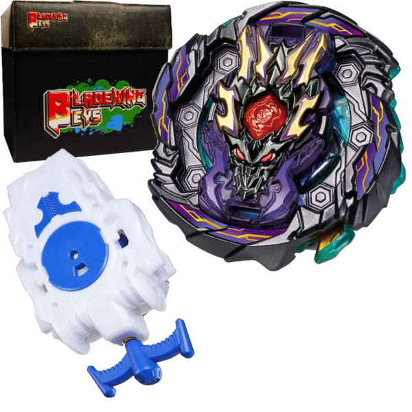 BLADEKING BEYS String Launcher Set- B149B Dread Bahamut 7Wal Orbit Metal Gen + 1 Way String Launcher + Toy Storage Box