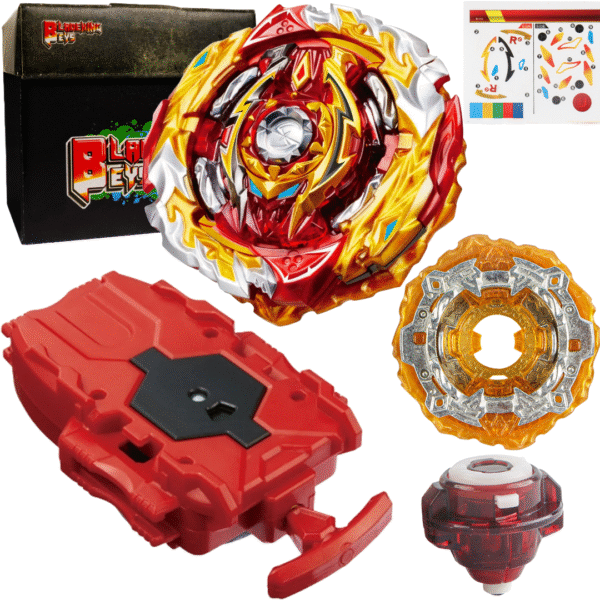 BLADEKING BEYS String Launcher Set- B172 World Sprig'Unite' 2B + 1 Way String Launcher + Toy Storage Box