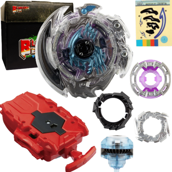 BLADEKING BEYS String Launcher Set- B176 Hollow Deathscyther 12Axe High Accel 4A + 1 Way String Launcher + Toy Storage Box
