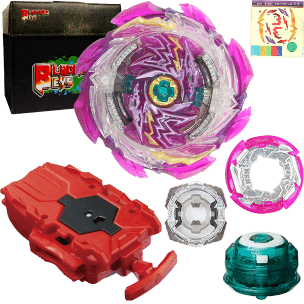 BLADEKING BEYS String Launcher Set- B177 Jet Wyvern Around Just 1D + 1 Way String Launcher + Toy Storage Box
