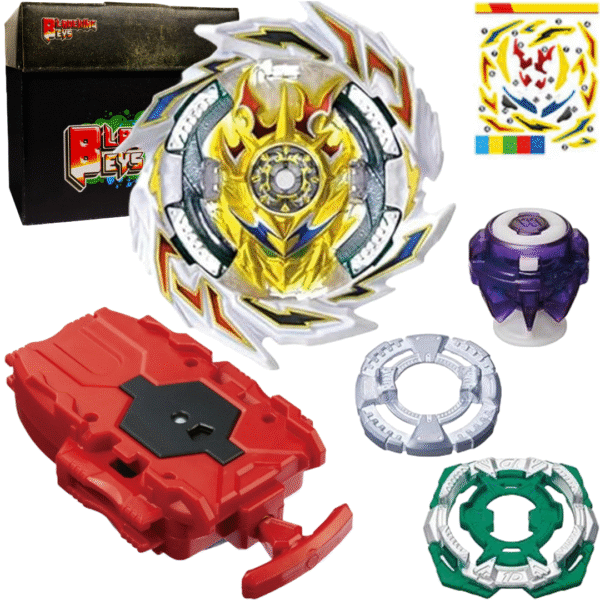 BLADEKING BEYS String Launcher Set- B178 First Uranus 00 Metal Accel' 1D + 1 Way String Launcher + Toy Storage Box