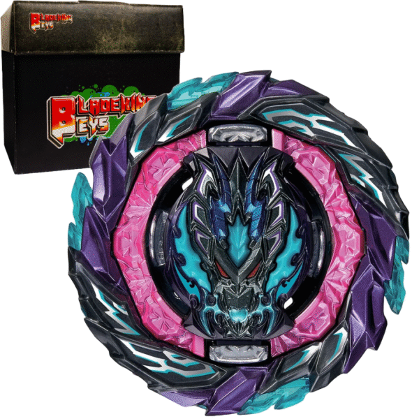 BLADEKING BEYS B186 Roarr Bahamut Gig'a Momen't-10 + Interlocking carton toy storage box