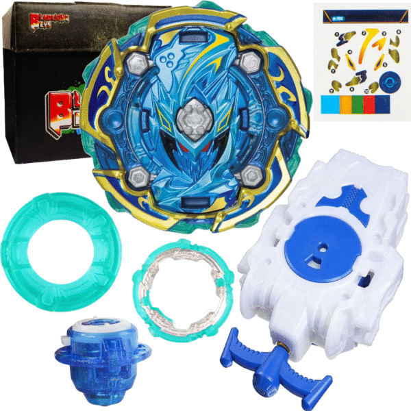 BLADEKING BEYS String Launcher Set- B156 Naked Sprig' Paradox Orbit Metal Ten + String Launcher + Toy Storage Box