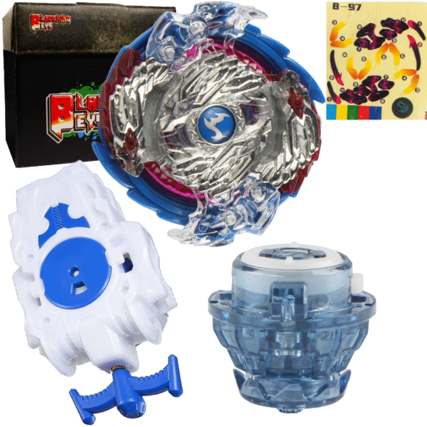 BLADEKING BEYS String Launcher Set- B97 Nightmare Longinus Destroy + 1 Way String Launcher + Toy Storage Box