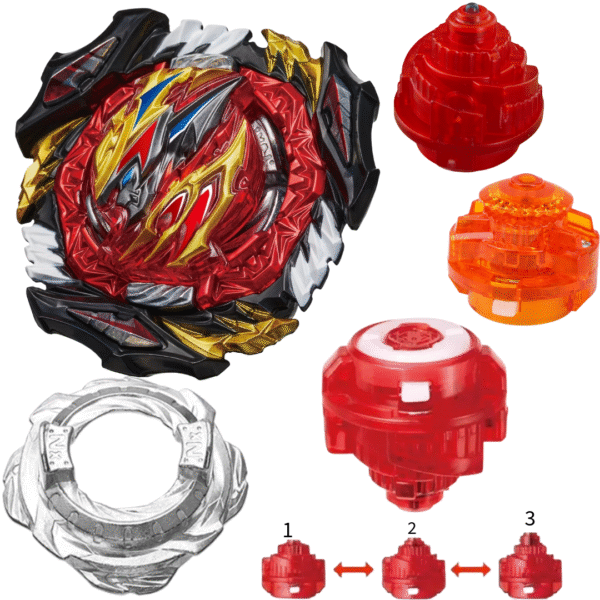 BLADEKING BEYS  B197 Divine Belial Nexus + 3 performance Tips + Toy Storage Box