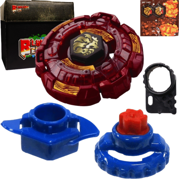 BLADEKING BEYS BB 00-Red 106 Fang Leone' W105R²F + Toy storage Box