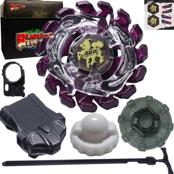 BLADEKING BEYS BB 86 Poison Zurafa S130MB + pull rule type launcher + Toy storage Box