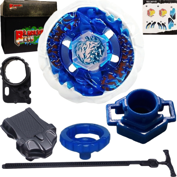 BLADEKING BEYS BB 00-122A Bakushin Susanow 105F + pull rule type launcher + Toy storage Box