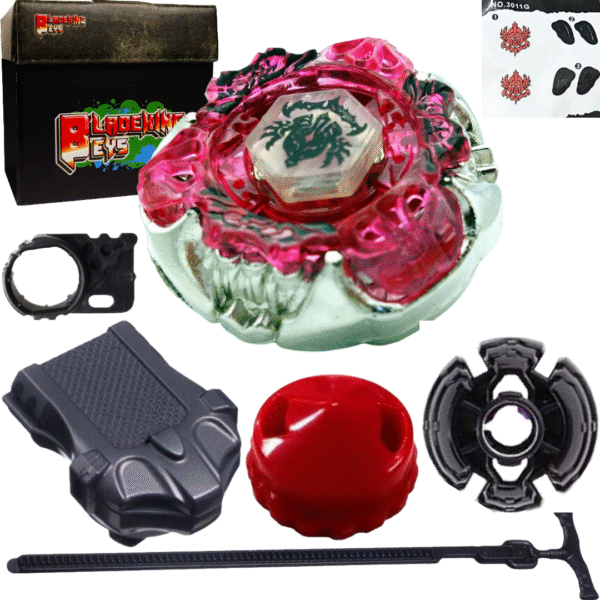 BLADEKING BEYS BB 00-80 pink Gravety Destroyer AD145WD + pull rule type launcher + Toy storage Box