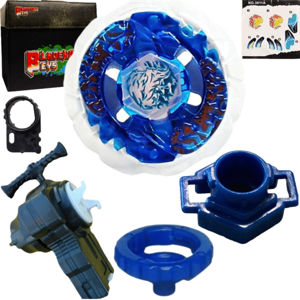 BLADEKING BEYS BB 00-122A Bakushin Susanow 105F + string launcher LR  + Toy storage Box