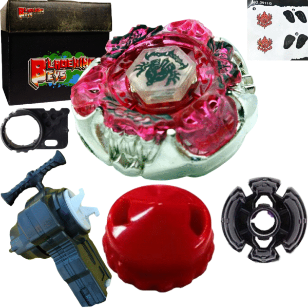 BLADEKING BEYS BB 00-80 pink Gravety Destroyer AD145WD + string launcher LR  + Toy storage Box
