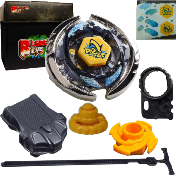 BLADEKING BEYS BB57 Thermal Pisces T125ES  + pull rule type launcher + Toy storage Box
