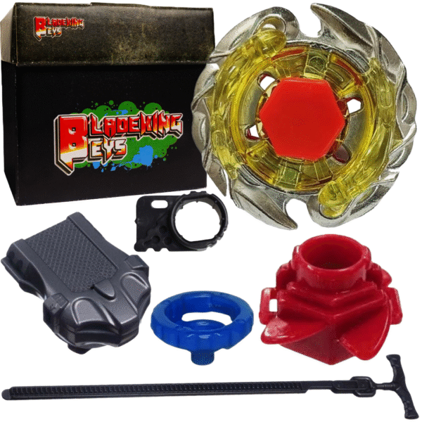 "BLADEKING BEYS BB56 EvilGemios DF145FS  + pull rule type launcher + Toy storage Box"