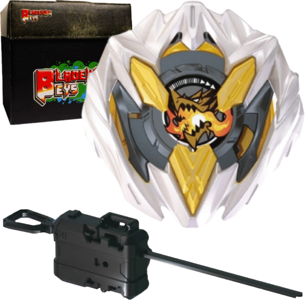 BLADEKING BEYS Launcher Kit- UX-white 00-01 Dran Buster' 1-60A + Winder Launcher + Toy Storage Box