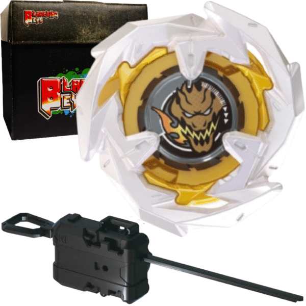 BLADEKING BEYS Launcher Kit- bx-white 00-01  Dran Sword 3-60F  + Winder Launcher + Toy Storage Box