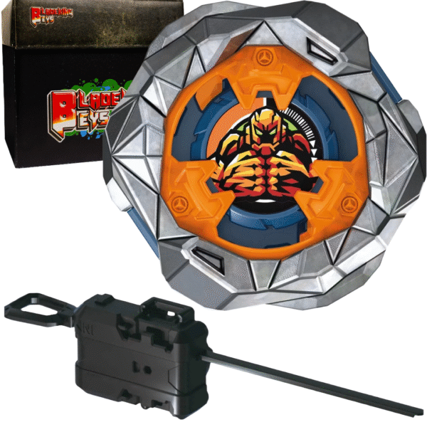 BLADEKING BEYS Launcher Kit- UX-13 GolemRock' 1-60UN + Winder Launcher + Toy Storage Box