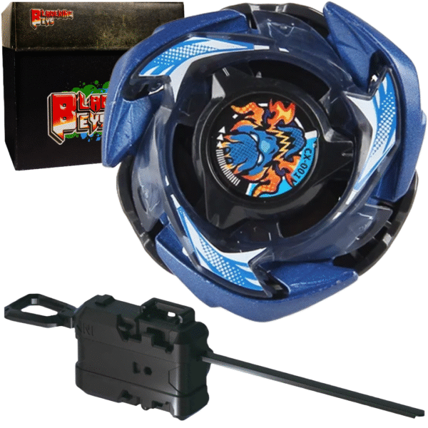 BLADEKING BEYS Launcher Kit- CX-black 001 DranBrave' S6-60V + Winder Launcher + Toy Storage Box