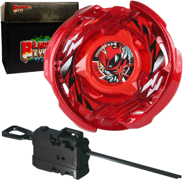 BLADEKING BEYS Launcher Kit- CX-red-002 WizarrdArc' R4-55LO + Winder Launcher + Toy Storage Box