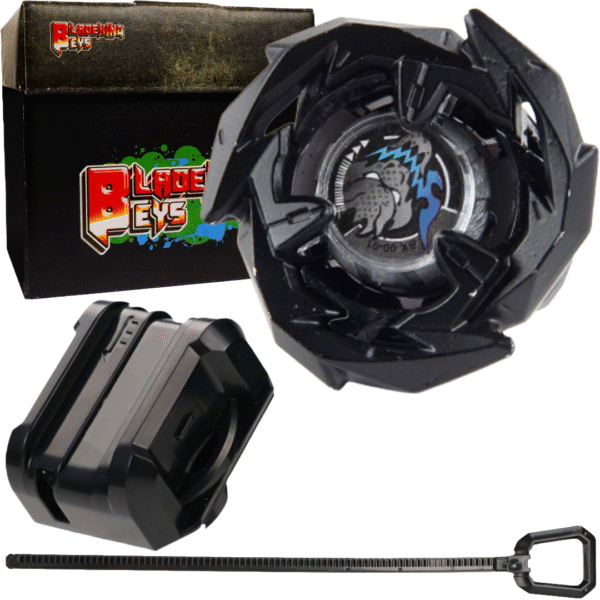 BLADEKING BEYS Launcher Kit- bx-black 00-01  Dran Sword 3-60F  + Small Winder Launcher + Toy Storage Box