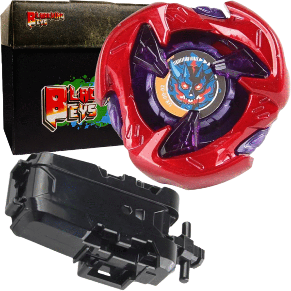 BLADEKING BEYS String Launcher Set- UX-red 00-02 Hells Hammer 3-70H + String Launcher + Toy Storage Box