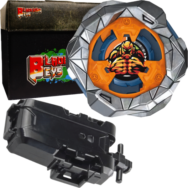 BLADEKING BEYS String Launcher Set- UX-13 GolemRock' 1-60UN + String Launcher + Toy Storage Box