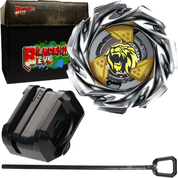 BLADEKING BEYS Launcher Kit- UX-06 LeonCrest 7-60GN + Small Winder Launcher + Toy Storage Box