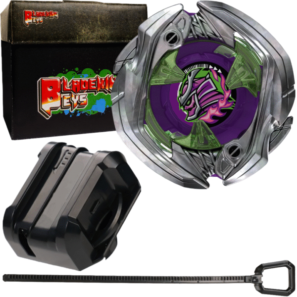 BLADEKING BEYS Launcher Kit- UX-09 SamuraaiSaber' 2-70L + Small Winder Launcher + Toy Storage Box